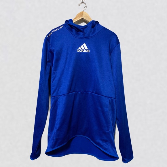 Adidas 3 Stripe Life Pullover Hoodie - Picture 2 of 5